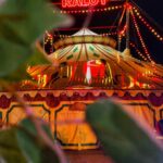 A Girona... per Fires!!. Carpa del Circo Raluy en la noche.