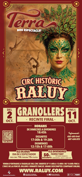 Circo Raluy Histórico en Granollers 2026 Circo Raluy Histórico en Granollers 2026. Cartel