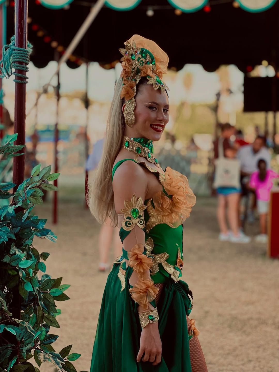 Circo en Roses. Artista del Raluy del espectáculo Terra