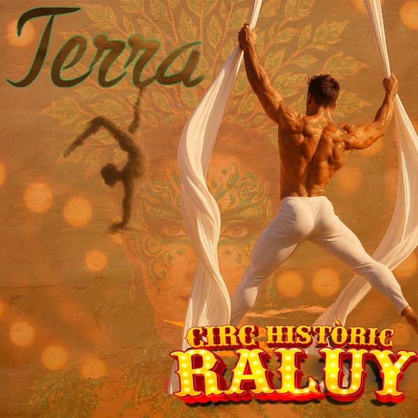 Circo en Tarragona. Logo del espectáculo Terra del Circo Raluy