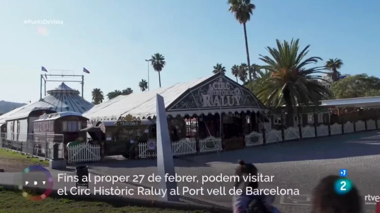 Día a día en el Circo Raluy. Captura del vídeo.