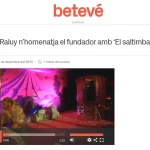 El Circ Raluy homenajea a su fundador con Saltimbanqui. Foto de la noticia en betevé.