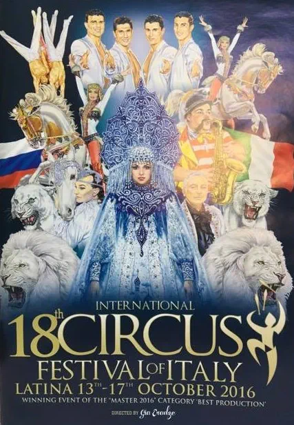 Festival de Circo de Latina, el Circo Raluy Histórico será, Golden Partner. Cartel del evento.