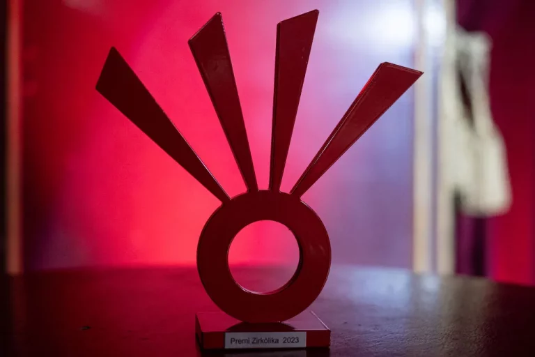 Los Premios Zirkolika regresan en 2025 con una gala de circo en el Raluy en Barcelona. Imagen del Premio Zirkolica.