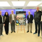 Navidad en el Port Vell de Barcelona 2025. Rosa Raluy y William Giribaldi en el evento de presentación.