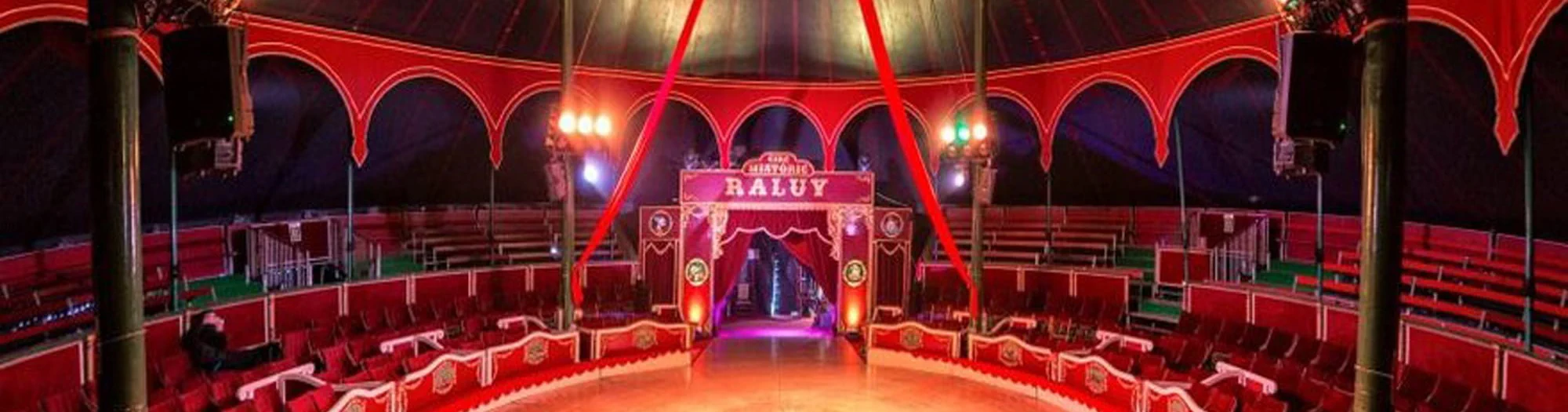 Premios del Circo Raluy. Imagen de la pista del Circo Raluy Histórico