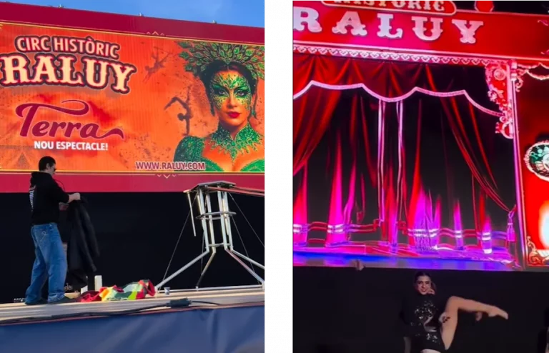 Raluy en el Port Vell. Navidad 2025