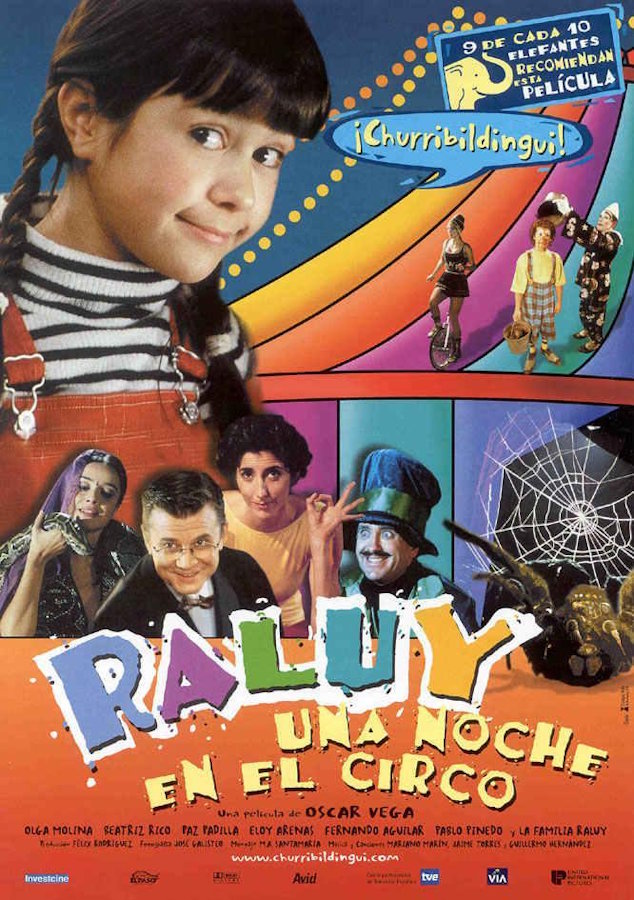 Raluy, una noche en el circo. Cartel de la película.