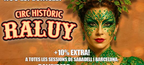 Black Friday en el circo. Cartel promocional del Circo Raluy.