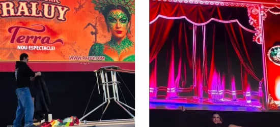 Raluy en el Port Vell. Navidad 2025