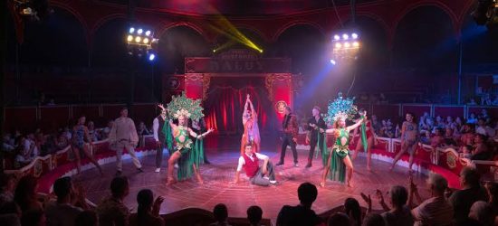 Número del espectáculo TERRA del Circo Raluy Histórico en la carpa