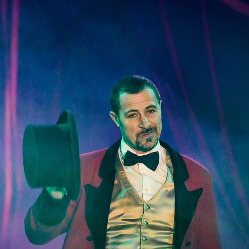 William Giribaldi con el Circo Raluy en Reus